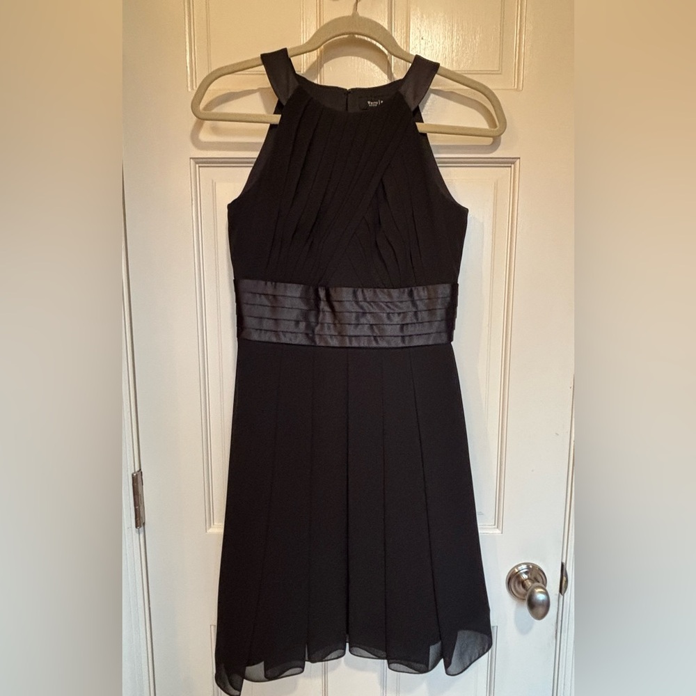 Elegant Black Halter Dress